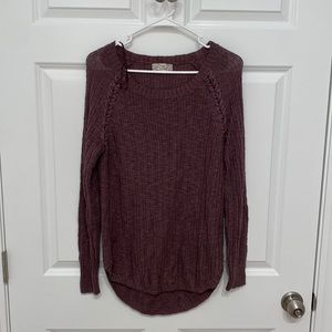 Dark purple lightweight sweater. Size XL.